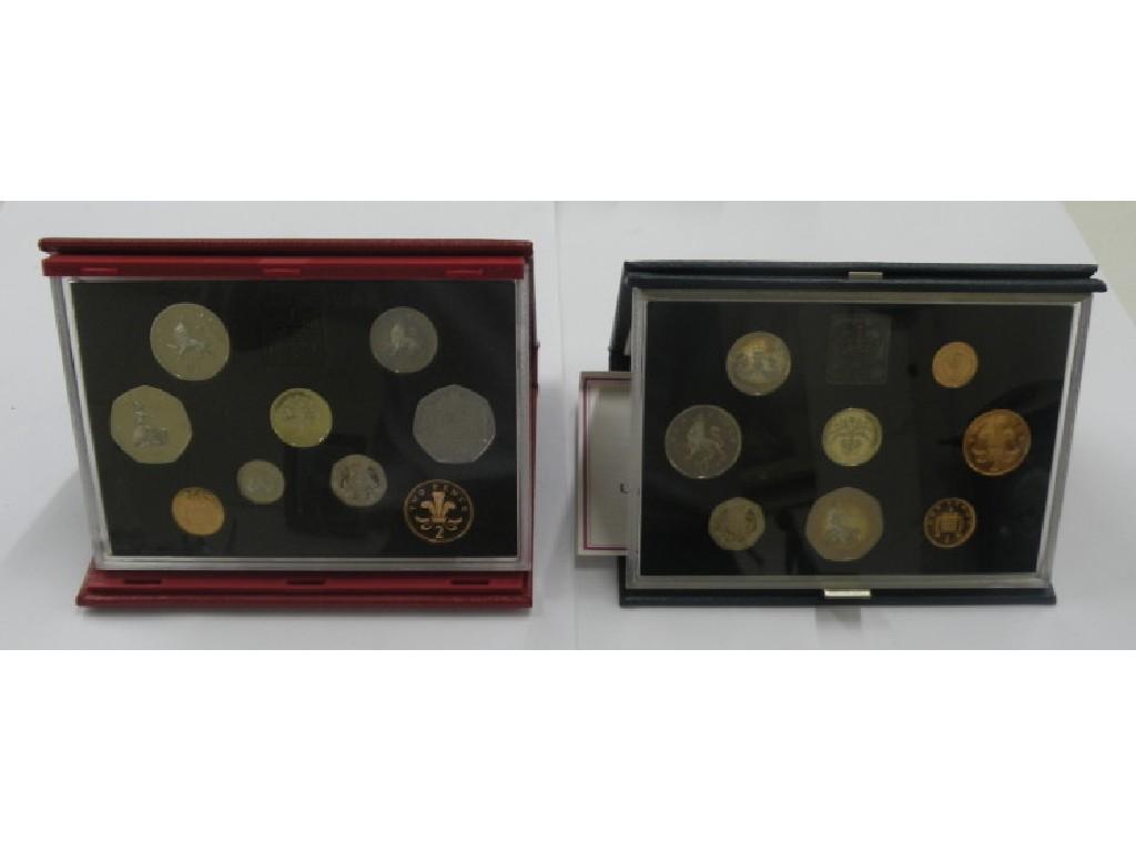 Appraisal: A proof coin collection and a proof coin collection