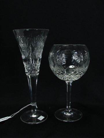 Appraisal: Twelve Waterford Millennium Champagne Flutes and two Waterford Millennium Goblets