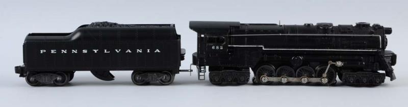 Appraisal: Lot Of Lionel Pennsylvania Train Nice item engine and tender