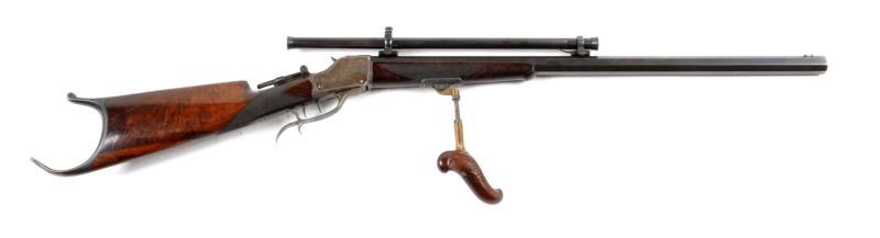 Appraisal: A H Pachmayr Custom Winchester High Wall Rifle Serial The