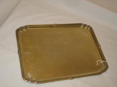 Appraisal: A TRAY of rounded rectangular form with re-entrant corners and