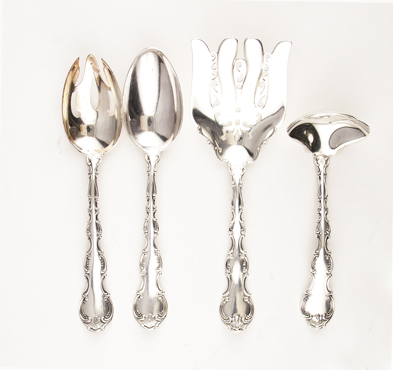 Appraisal: Gorham Strasbourg pattern sterling flatware circa comprising forks L forks