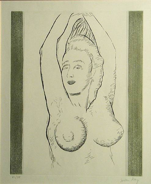 Appraisal: Man Ray American - Sonia from Ballade des dames hors