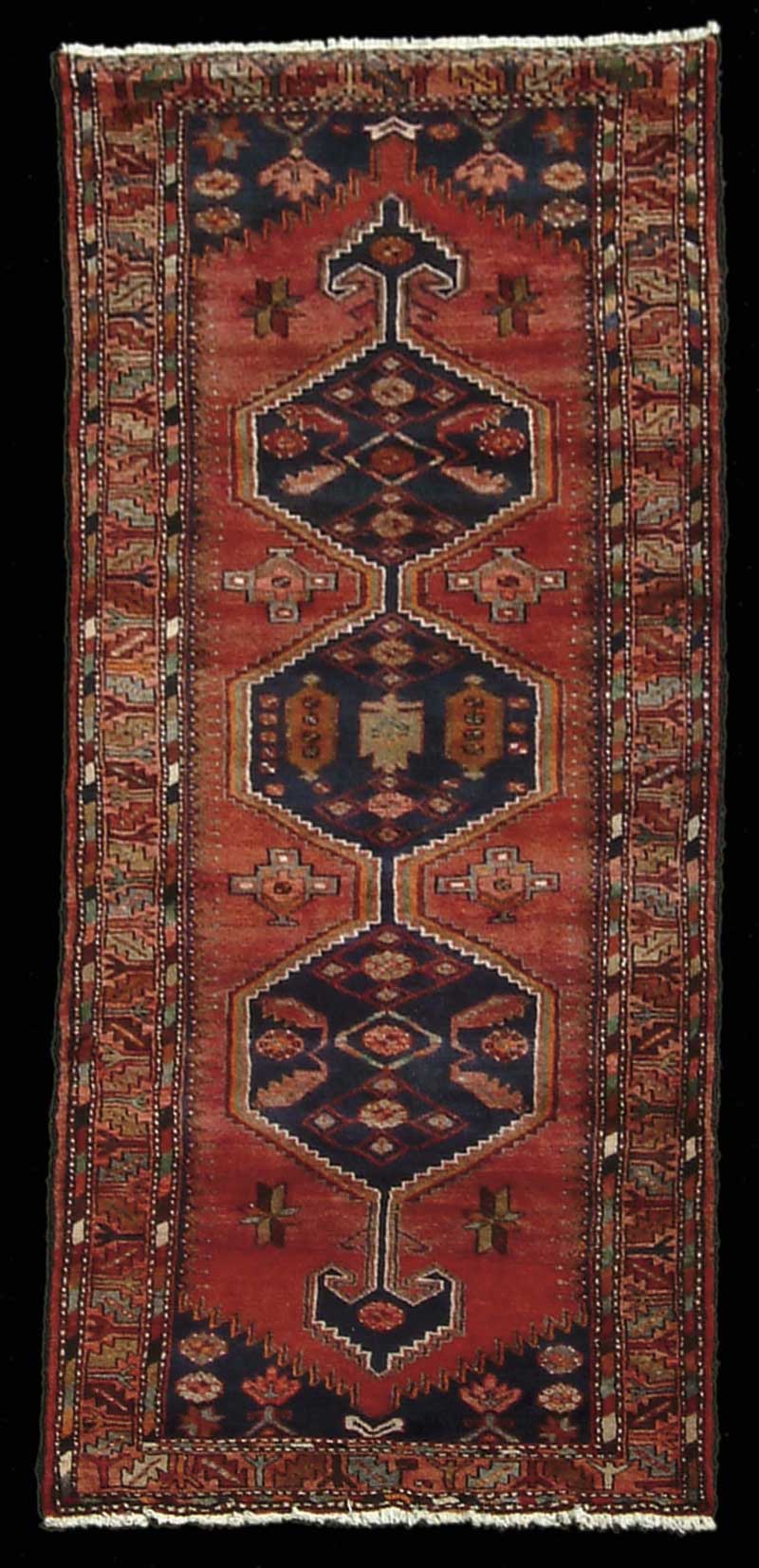 Appraisal: ORIENTAL BIJAR RUNNER Last half of the th Century Three