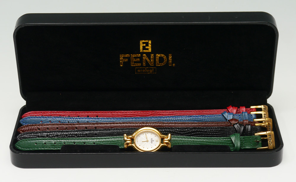 Appraisal: FENDI LADIES WRISTWATCH Sold in the original Fendi case and