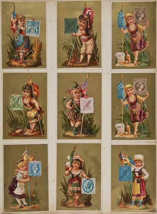 Appraisal: Album pour Images et Chromo c chromolithographs of which c