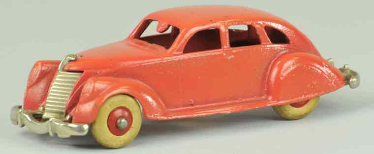 Appraisal: HUBLEY LINCOLN ZEPHYR SEDAN Cast iron painted in pink tone