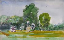 Appraisal: Attributed to Goi Kinsui Japanese b The Thames at Richmond