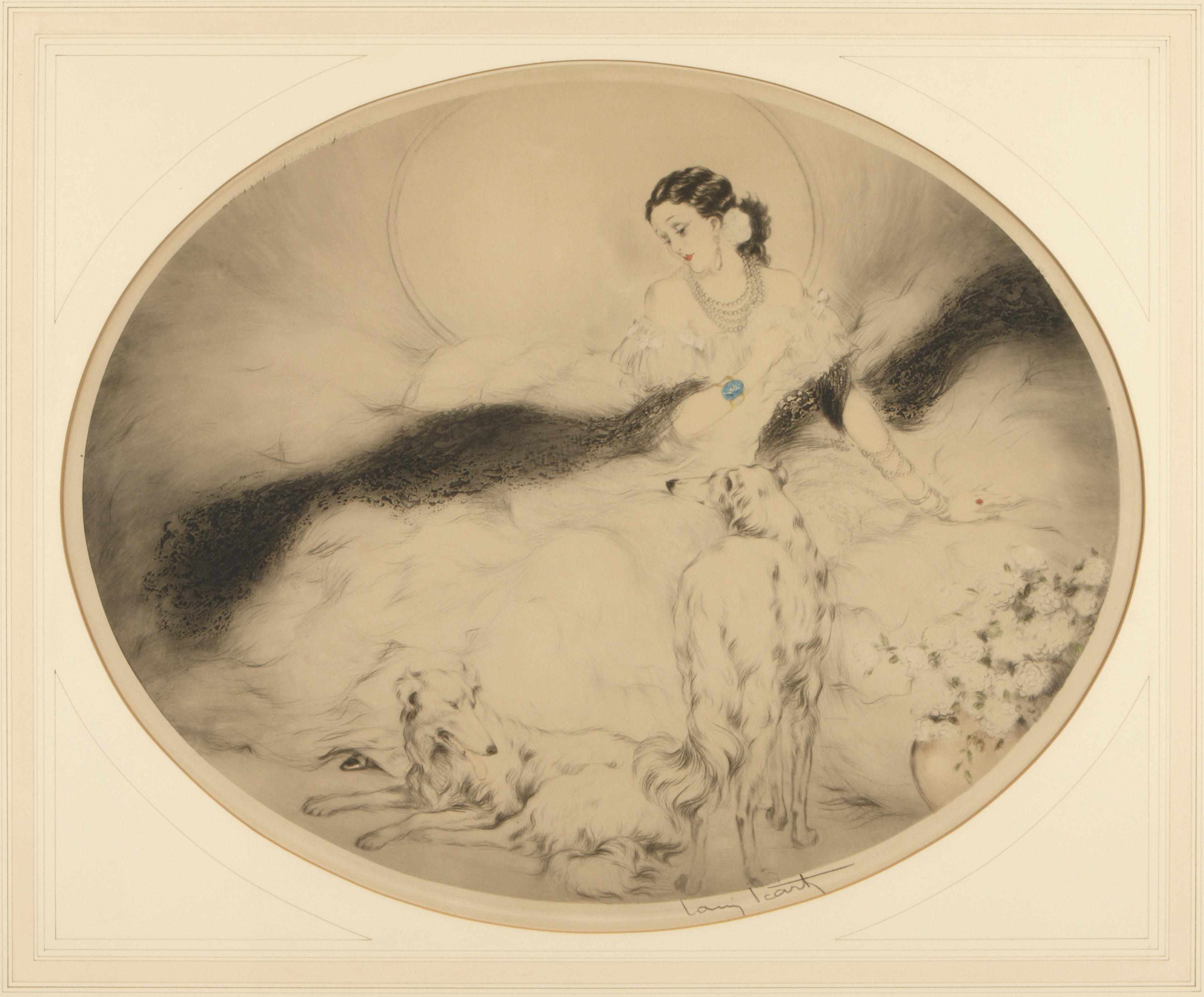 Appraisal: Louis Icart French - Lady of the Camelias H C