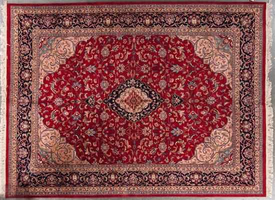 Appraisal: Indo-Keshan carpet India modern x Estimate -