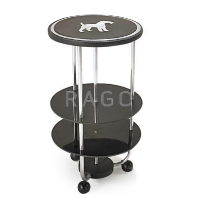 Appraisal: WALTER VON NESSEN Attr - Tiered side table USA s