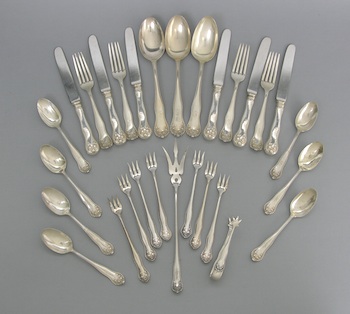 Appraisal: A Partial Set of Gorham Sterling Silver Flatware Lancaster Pattern