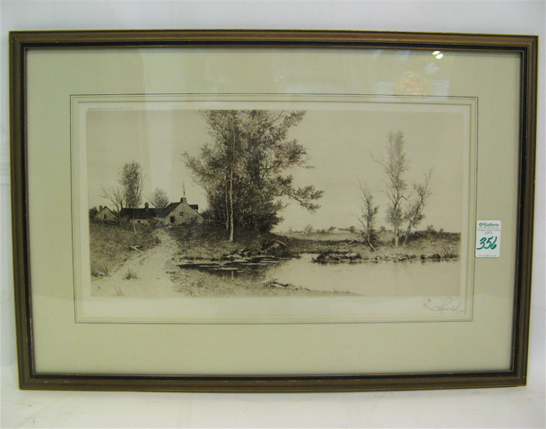 Appraisal: EDWARD LOYAL FIELD ETCHING AND DRYPOINT New York N Y