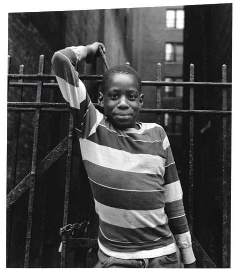 Appraisal: CUNNINGHAM IMOGEN - Negro Boy in New York Silver print