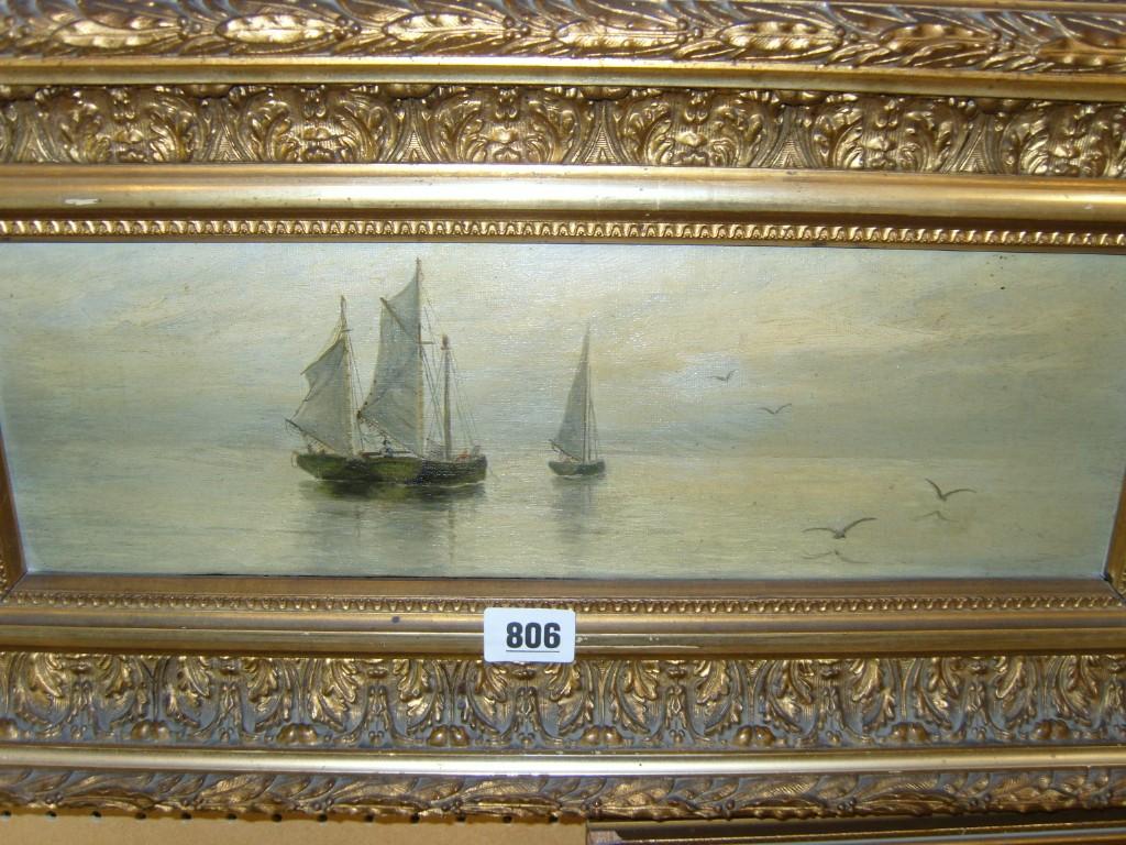 Appraisal: A late th century oil painting on canvas of a