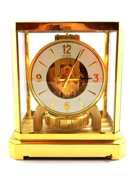 Appraisal: Le Coultre Atmos mantel clock Fifteen Jewels Swiss operates on