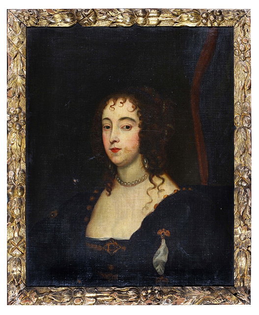 Appraisal: TH CENTURY ENGLISH SCHOOLPortrait of a lady possibly Catherine of