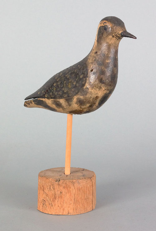 Appraisal: Massachusetts plover decoy late th early th c with a