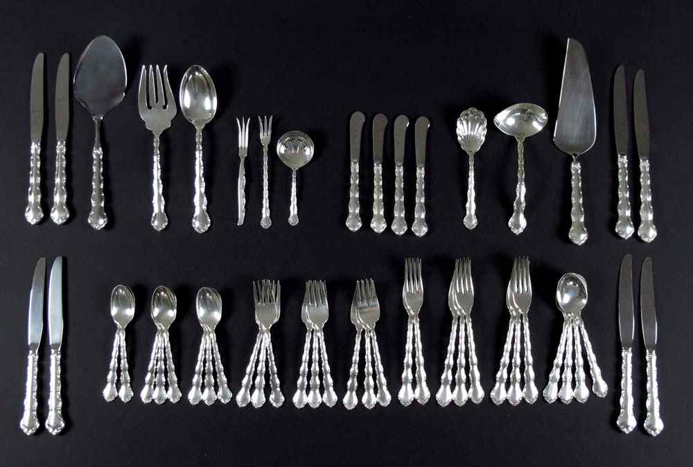 Appraisal: REED AND BARTON TARA STERLING FLATWARE SERVICE FOR Approx pieces