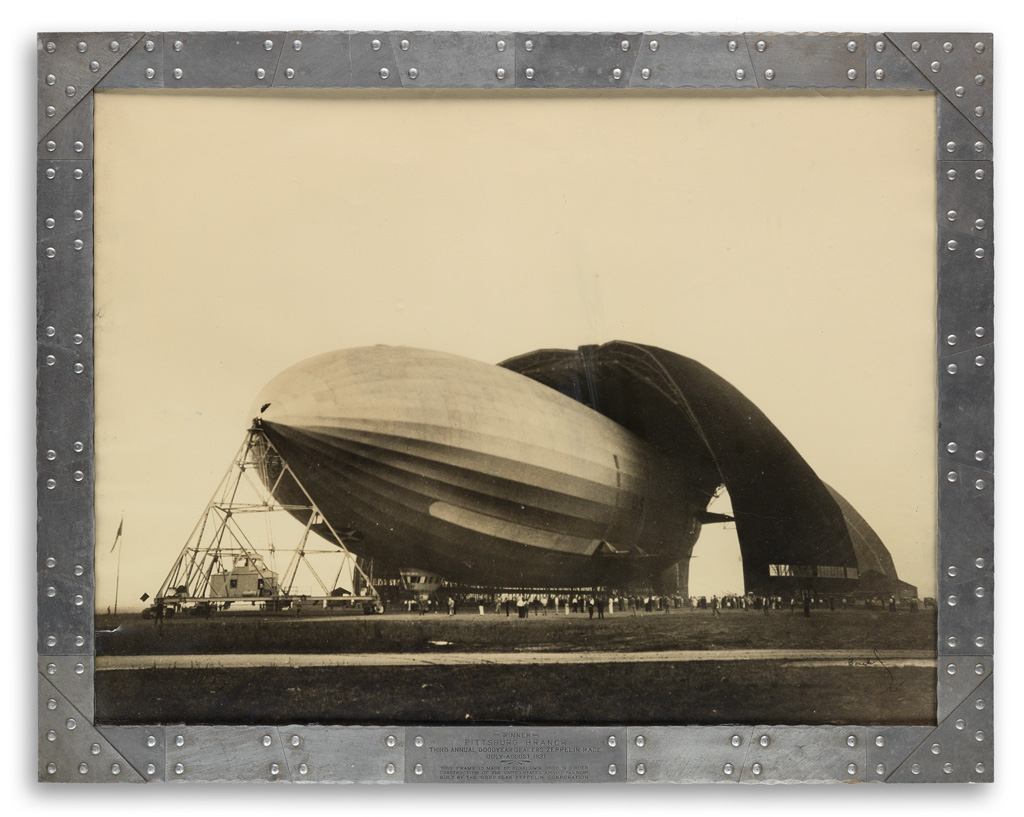 Appraisal: MARGARET BOURKE-WHITE - U S S Akron World's Largest Airship