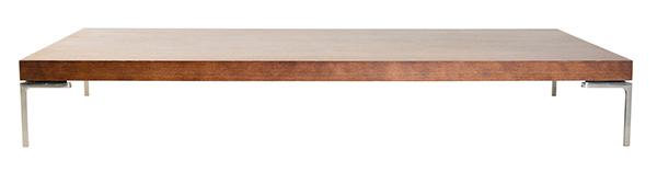 Appraisal: B B ITALIA CHARLES COFFEE TABLE BY ANTONIO CITTERIO hardwood