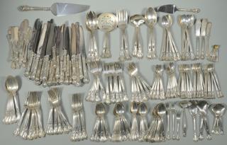 Appraisal: Lg Gorham Chantilly Sterling Flatware Set pieces Gorham Manufacturing Company