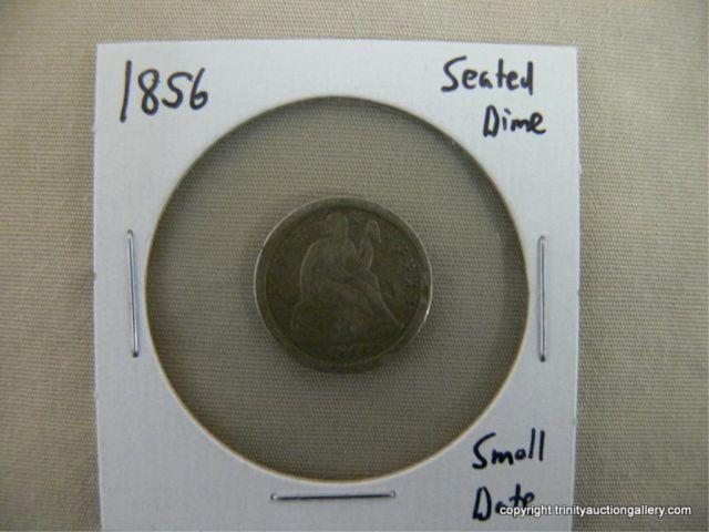 Appraisal: Seated Liberty Cent Dime Coin Small Date - fine Pre-Civil