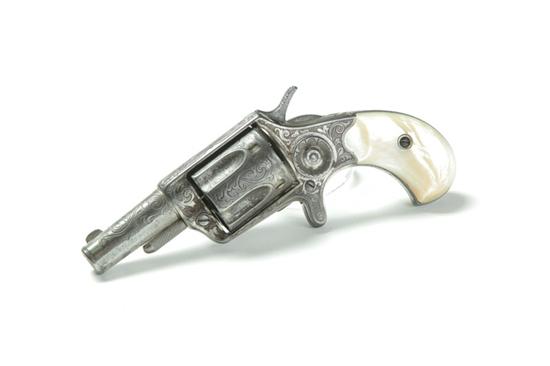 Appraisal: COLT NEW LINE REVOLVER caliber '' round barrel engraved nickel-plated