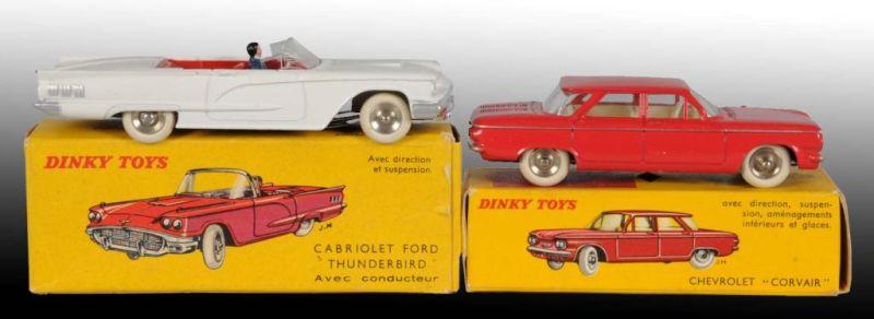 Appraisal: Lot of Dinky Toys Die-Cast Autos in OB Description French