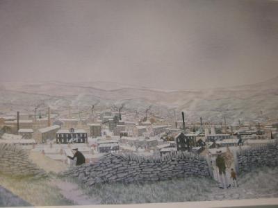 Appraisal: G W BIRKS Industrial Town Scene reproduction in colours limited