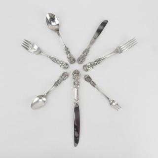 Appraisal: Eighty Four Piece Reed Barton Francis I Sterling Silver Flatware