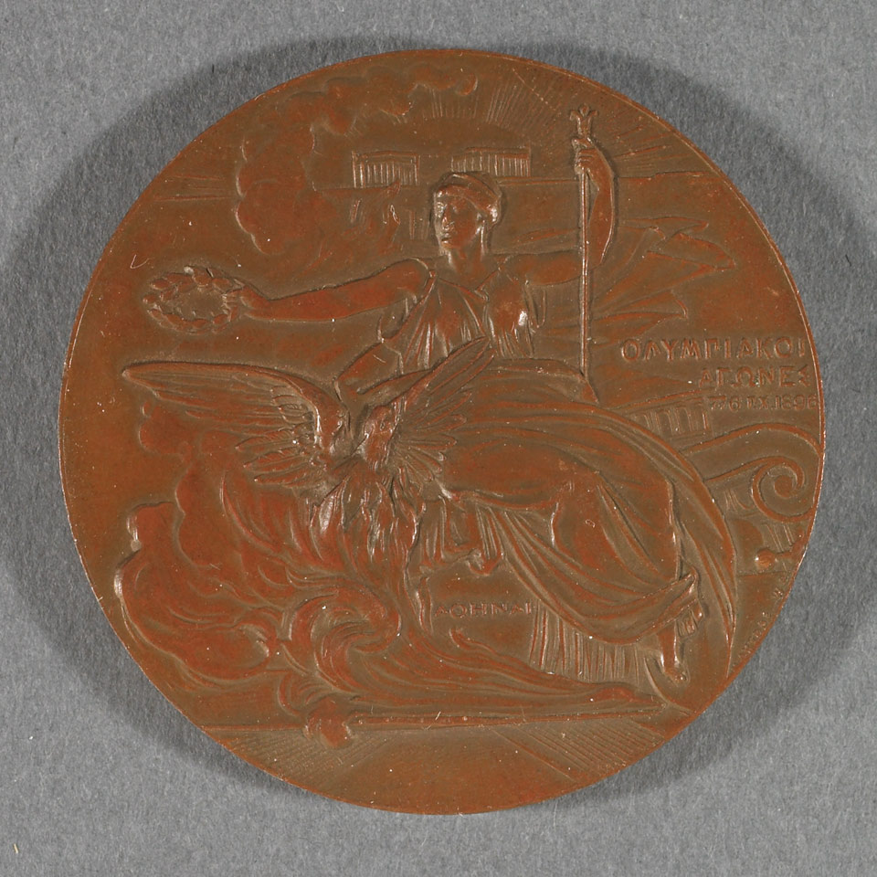 Appraisal: Olympic Games Bronze Participation Medal N Lytras minted by Wilhelm