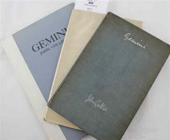 Appraisal: COLLIER J GEMINI signed limited edition - Ulysses Press a