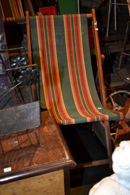 Appraisal: FOUR ASSORTED CANVAS CHAIRS