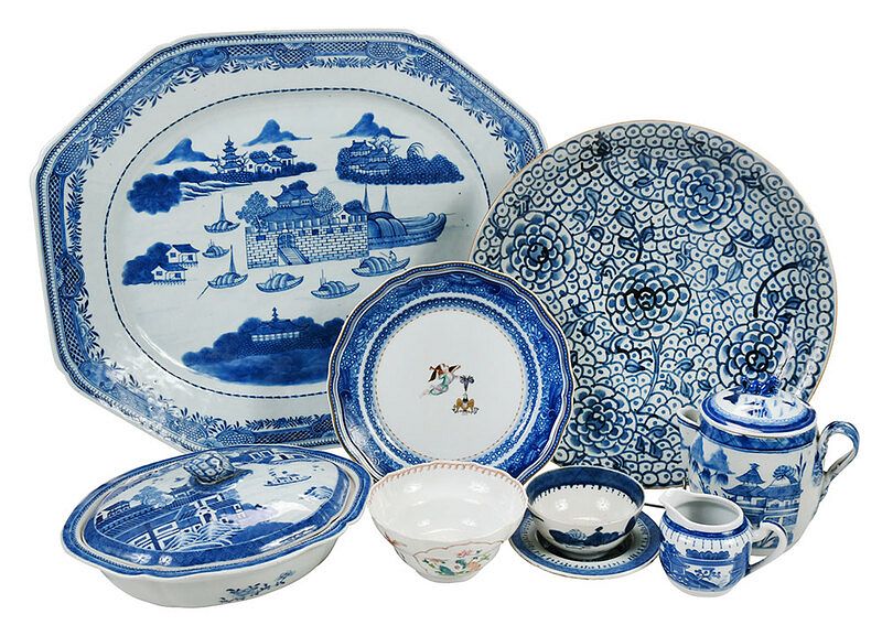 Appraisal: Large Group of Chinese Export and British Ceramics th th