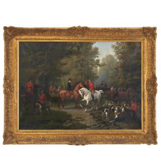 Appraisal: Auguste-Henri-Louis de Clermont painting Auguste-Henri-Louis de Clermont French - Fox