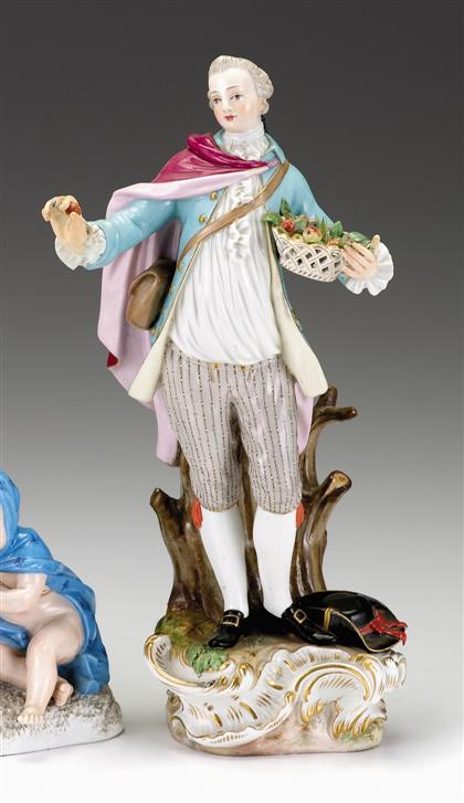 Appraisal: Meissen porcelain figure late th century After a model by