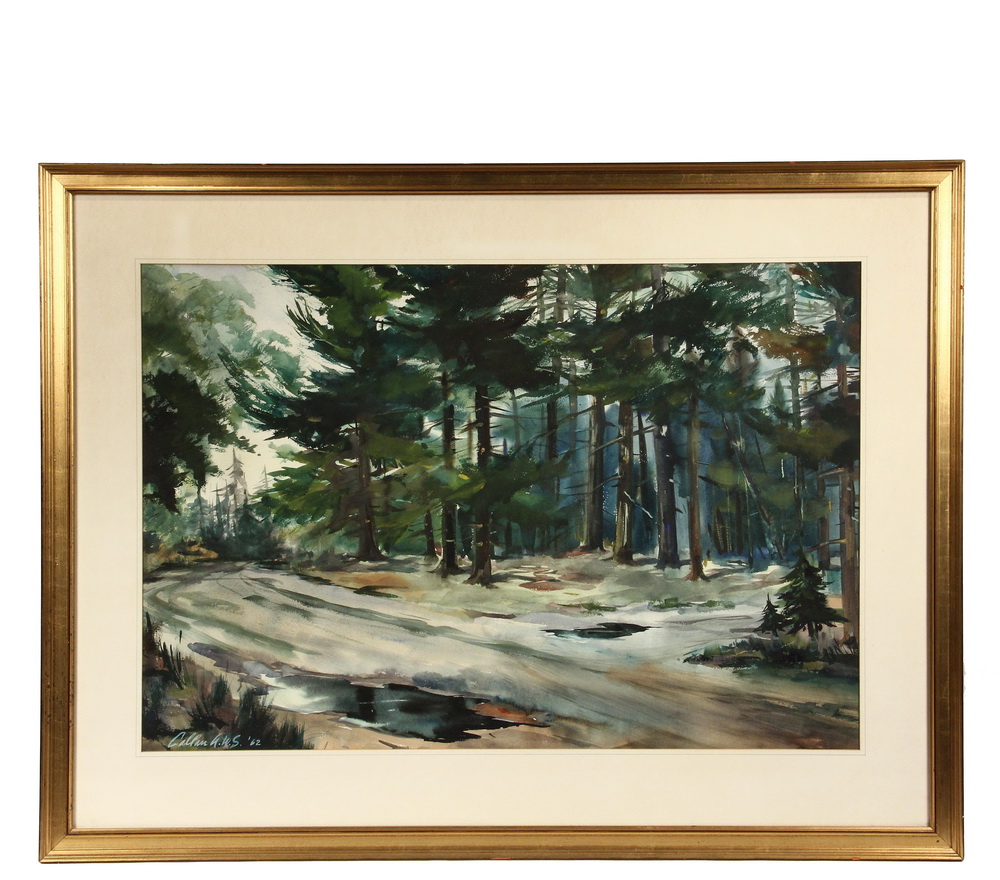 Appraisal: ELIZABETH CALLAN Canada NY - - Road in the Piney