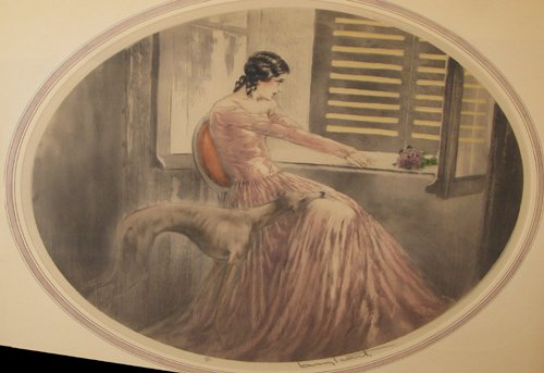 Appraisal: Artist Icart Louis American - Title Madam Bovary Medium handcolored