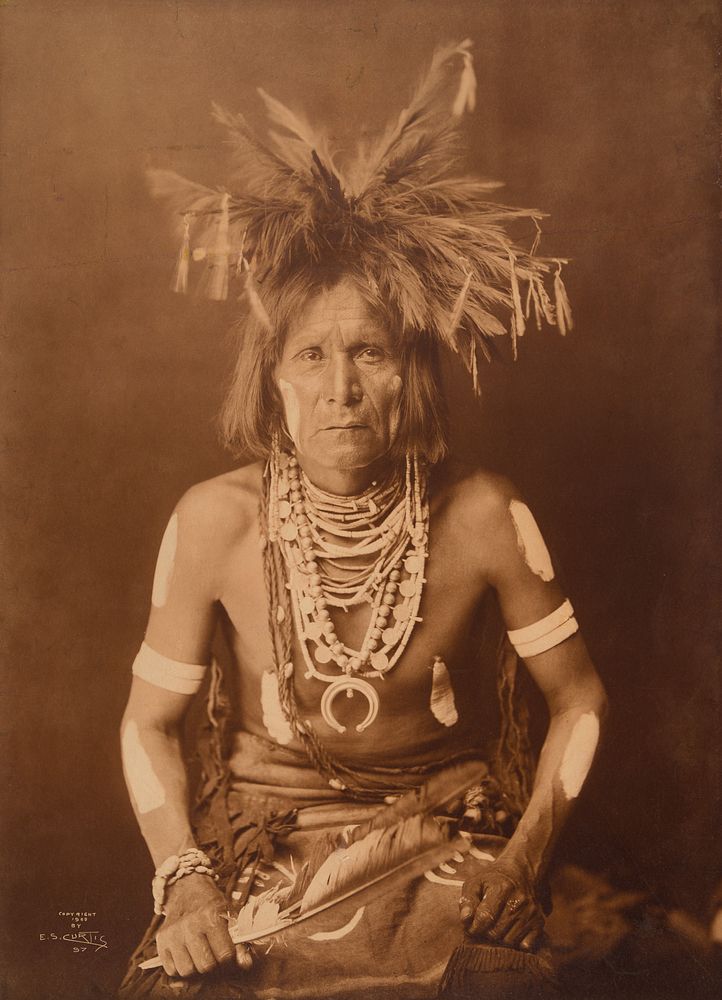 Appraisal: Edward Curtis A Snake Priest Edward S Curtis - A