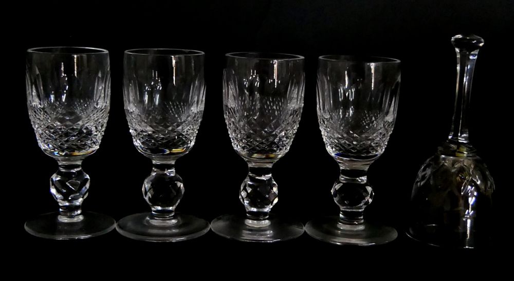 Appraisal: WATERFORD CUT CRYSTAL DEMITASSE GLASSES WATERFORD CUT CRYSTAL DEMITASSE GLASSES