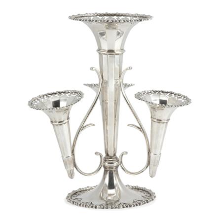 Appraisal: George V Silver Epergne Estimate -