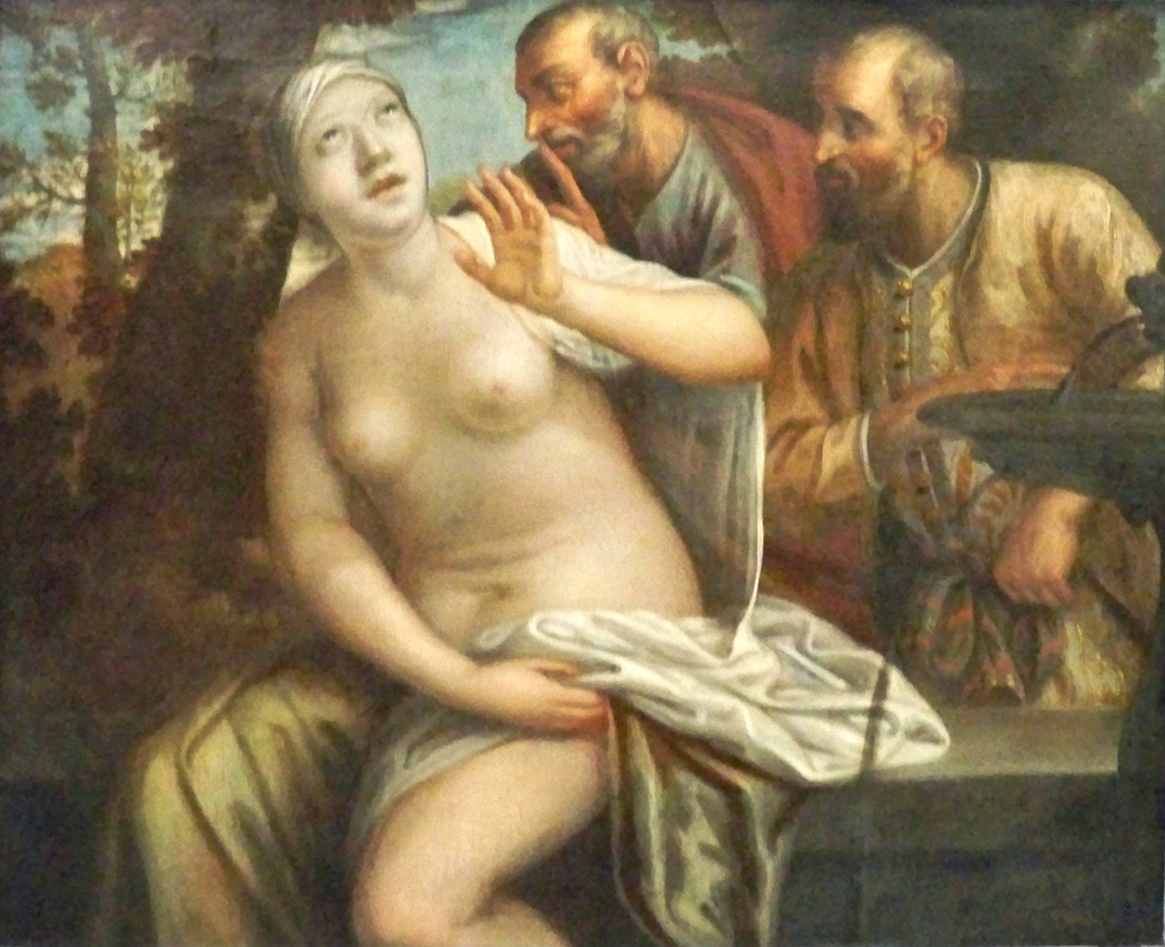 Appraisal: Venetian School th Century Susannah and the Elders Oil on