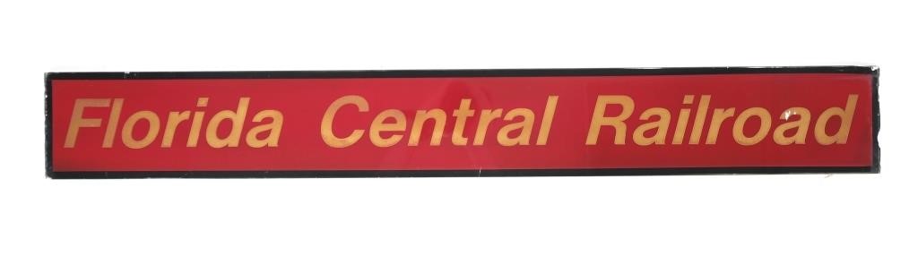 Appraisal: Vintage glass sign measuring - high and wide Gold lettering