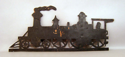 Appraisal: Sheet iron locomotive weathervane th c h w