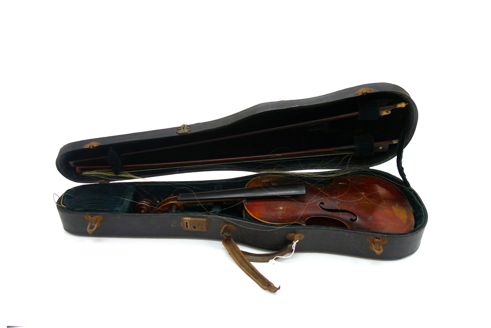 Appraisal: A German School violin circa in a case with two