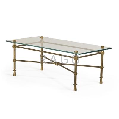 Appraisal: ERICH THEOPHILE b Custom coffee table New York s Bronze