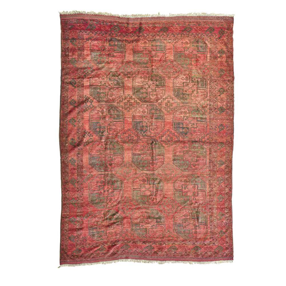 Appraisal: ERSARI CARPET TURKMENISTAN EARLY TH CENTURY the red field with