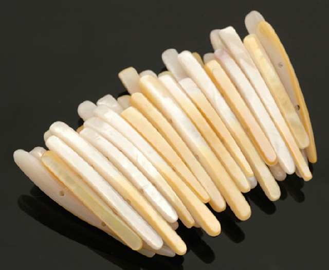 Appraisal: A mother of pearl bracelet by Monies The tribal style