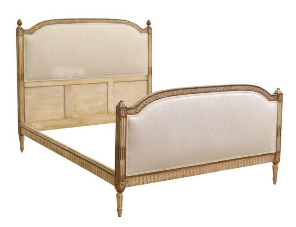 Appraisal: French Louis XVI style bed early th c wood frame